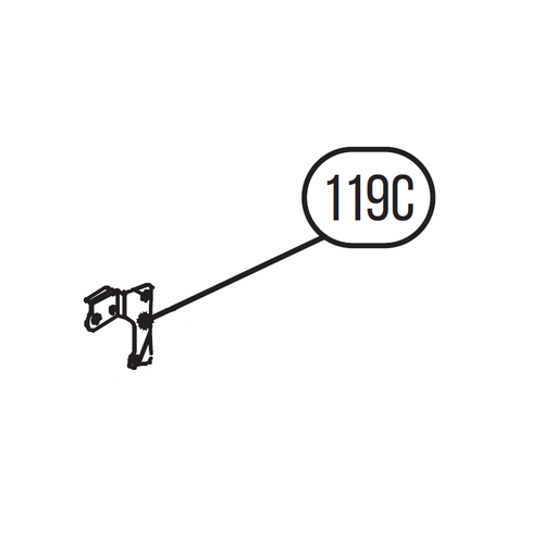 Купить Запчасть №119C для HGSR. Пластина