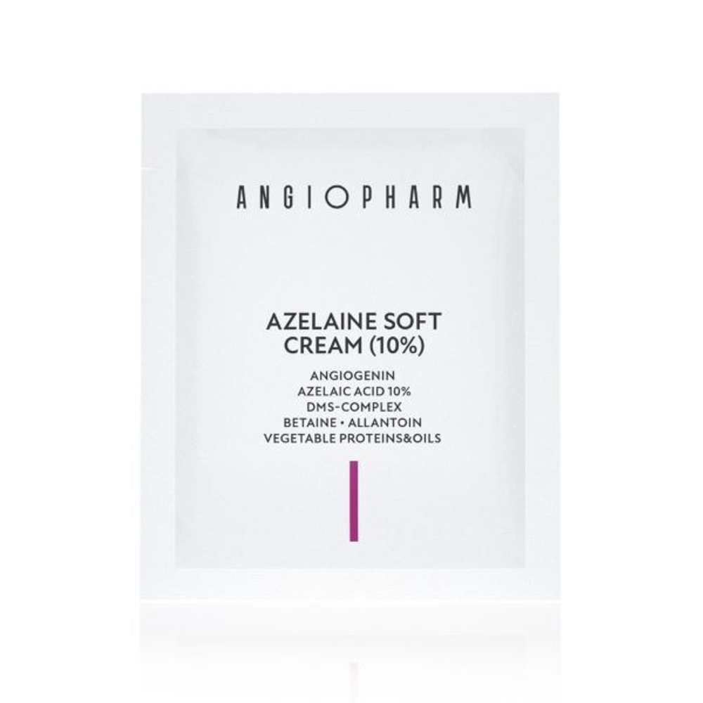 ANGIOPHARM АЗЕЛАИНОВЫЙ КРЕМ ДЛЯ ЧУВСТВИТЕЛЬНОЙ КОЖИ, 3 МЛ | AZELAINE SOFT CREAM (10%)
