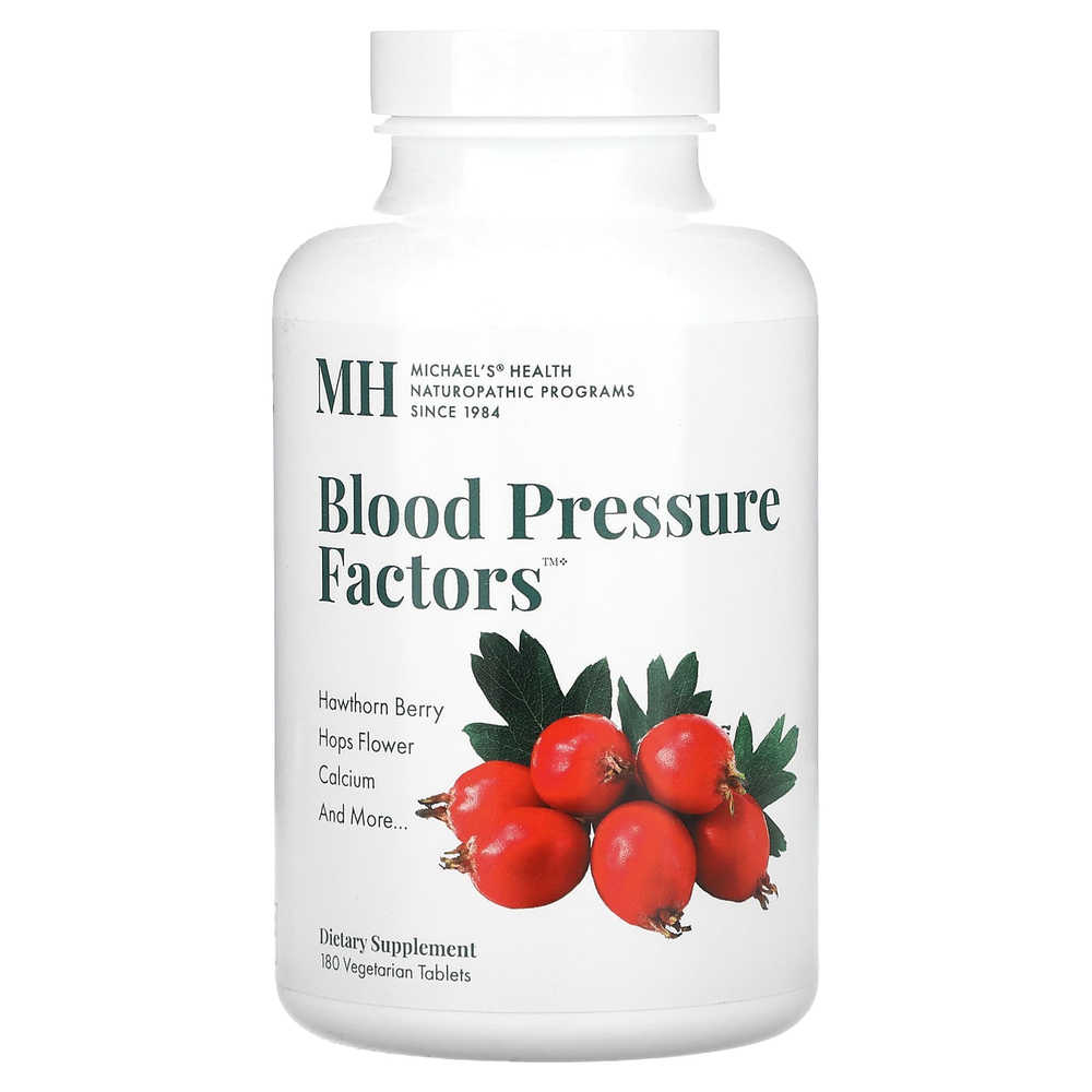 Michael's Health, факторы кровяного давления, 180 вегетарианских таблеток