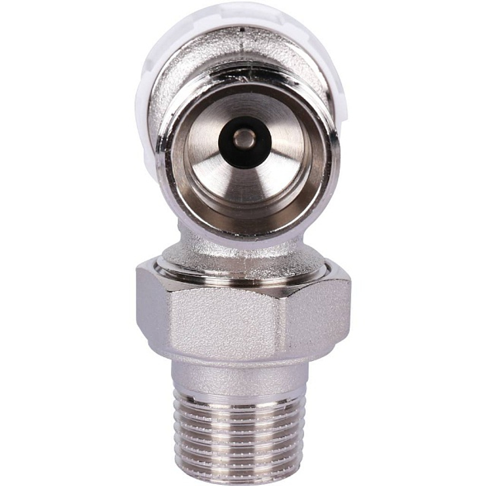 Клапан термостатический угловой STOUT - 1/2" x 3/4"EK (НР/НГ евроконус, PN10, Tmax 100°C)