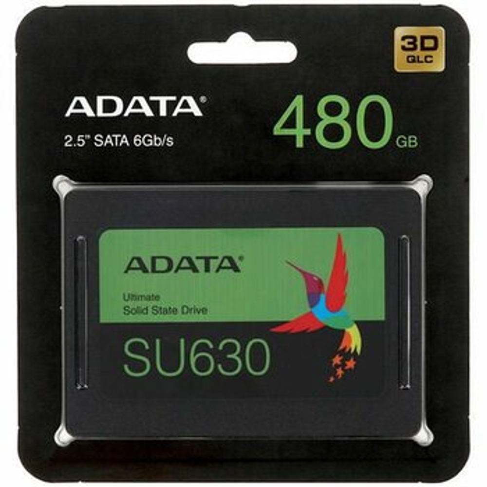 SSD ADATA SU630, 480 ГБ, 2.5", SATA, ASU630SS-480GQ-R