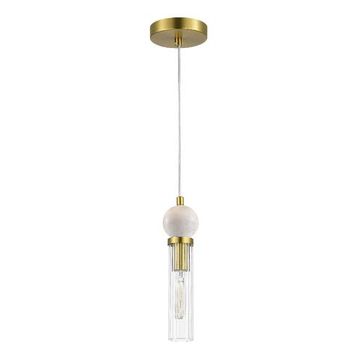 Подвесной светильник 1*Е14 SL1244.303.01 латунь/прозрачный Medea ST-Luce