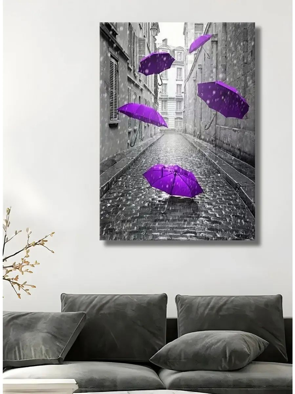 Картина "Часы на фоне истории", интерьерная 30х40см 1шт.