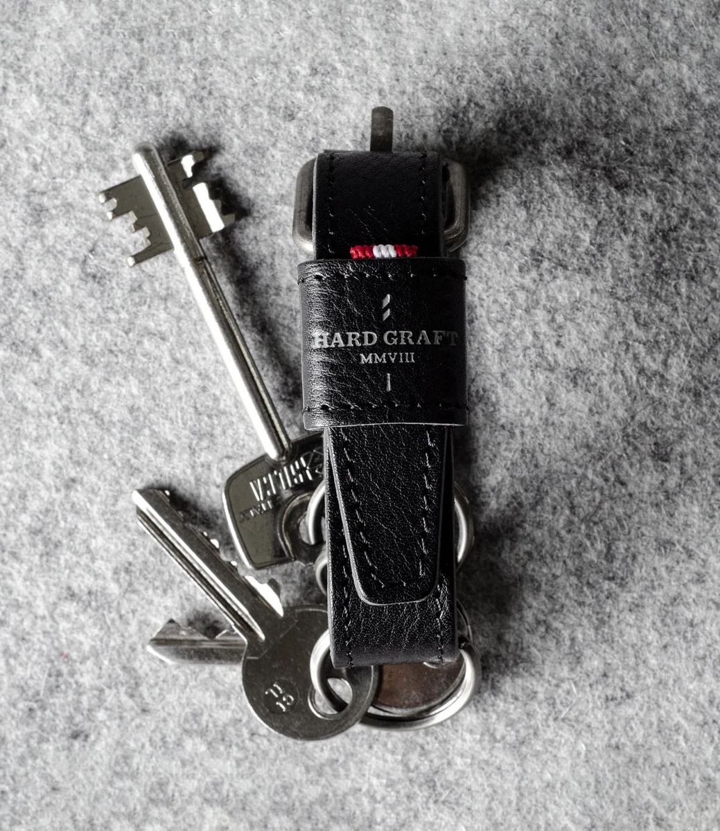 Hard Graft Key Belt Coal — ключница из кожи