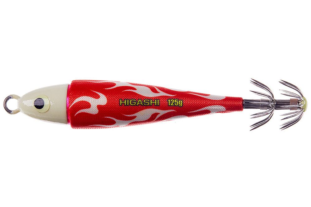 Кальмарница HIGASHI Squid Cloth sinker 125g #06 Hot Fireman