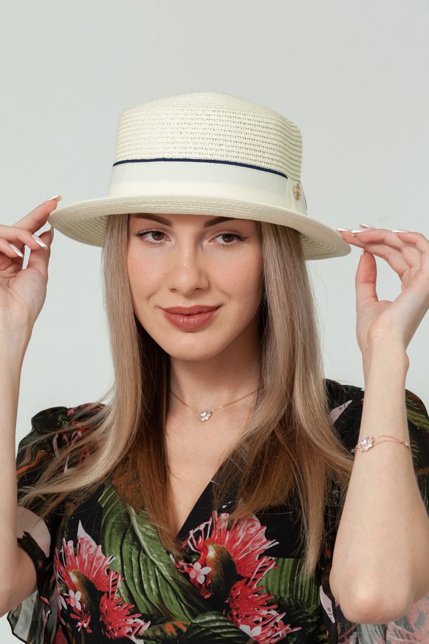 Шляпа канотье Мет.