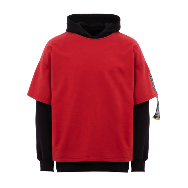[SAMPLE] Red Kimono Hoodie