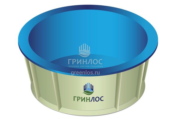 Купель Гринлос 1000*1000*1500 Круглая