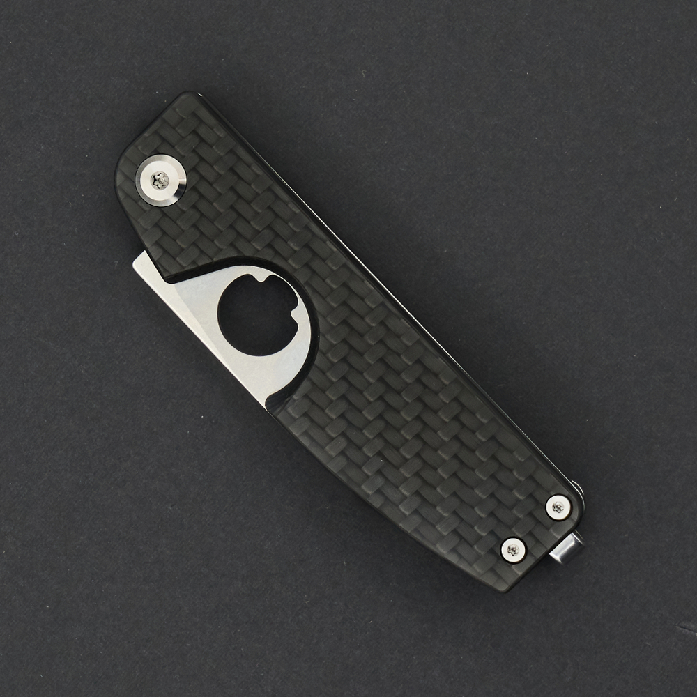 Нож Сигарный нож / Cigarknife карбон, сталь VG10