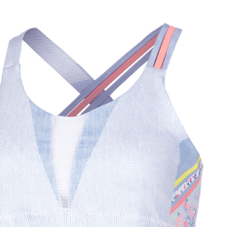 Женская теннисная майка Lucky in Love Liberty In Love With Bra Tank Top Women - Light Blue, Multicoloured