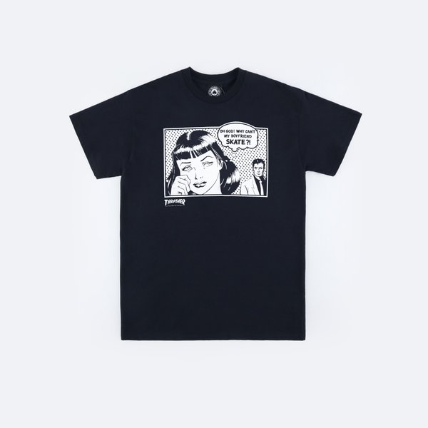 Футболка Thrasher Boyfriend (black) артикул: - купить в магазине Дайс