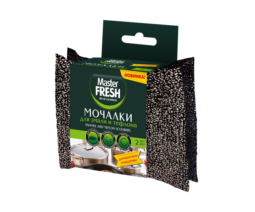 Мочалка для эмалии 2шт