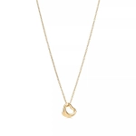 Подвеска из золота 18к(750проба), 11мм.Tiffany💠Open heart  - В наличии