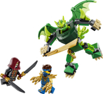 Конструктор Лего Ниндзяго Битва роботов-драконов Ллойда 71862 | LEGO NINJAGO Lloyd's Dragon Mech Battle 81 деталь | 6+