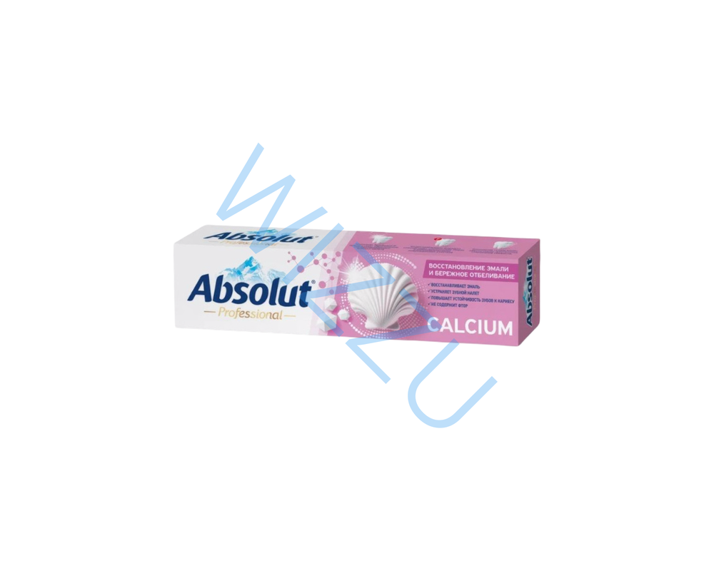 Зубная паста Absolut Calcium Восстановление эмали и бережное отбеливание 110гр