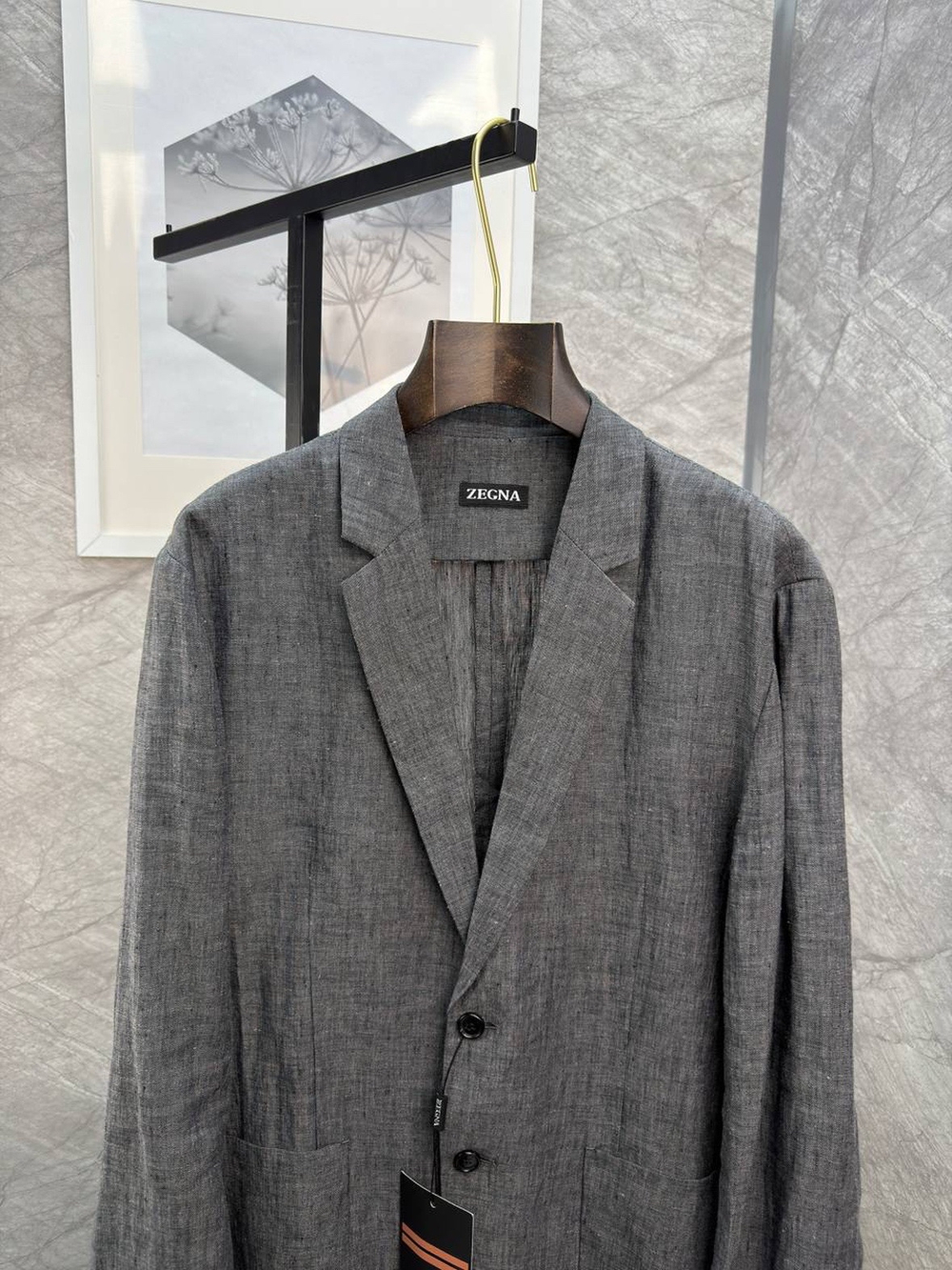 Льняной костюм Zegna