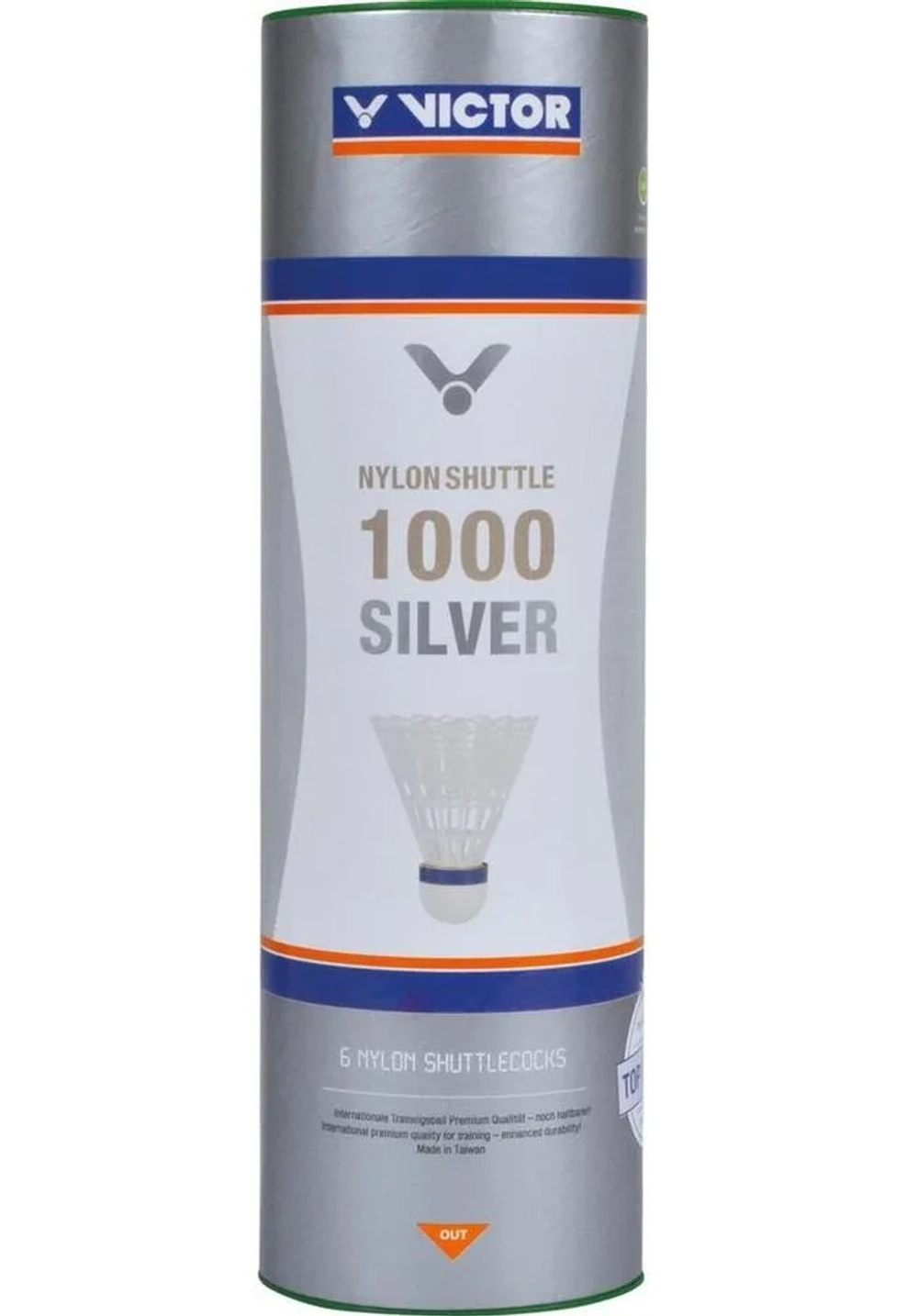 Воланы для бадминтона Victor 1000 Silver (6P) - white