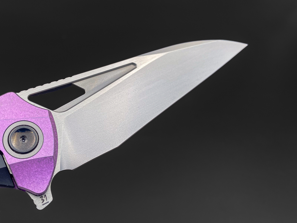 Складной нож Magpie M390 CrystalTi pink