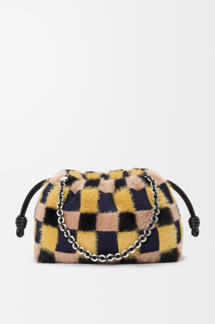 Loewe Средняя сумка Flamenco из жаккардовой вязки, разноцветный