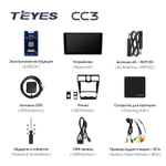 Teyes CC3 9" для Subaru Forester XV, Impreza 2016-2018