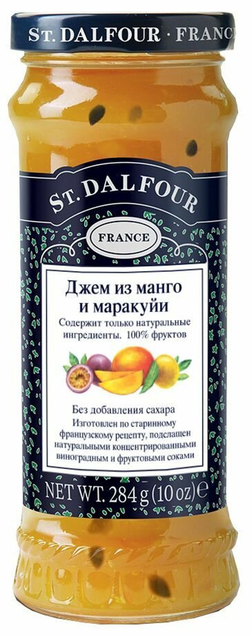 284Г ДЖЕМ ST. DALFOUR МАНГО/МАРАКУЙЯ Б/САХАРА