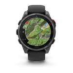 Garmin Fenix 8 Pro 47мм AMOLED Sapphire Carbon Gray DLC Titanium Black / Pebble Gray