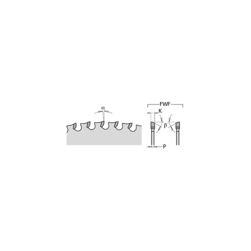 Диск пильный по стали 305x25,4x2,2/1,8 0° 8° FWF Z=60 CMT 226.060.12