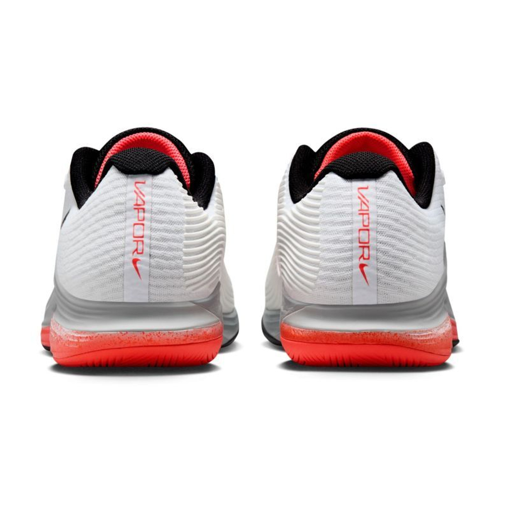 Мужские теннисные кроссовки Nike Zoom Vapor12 HC Premium - white/hot lava/wolf grey