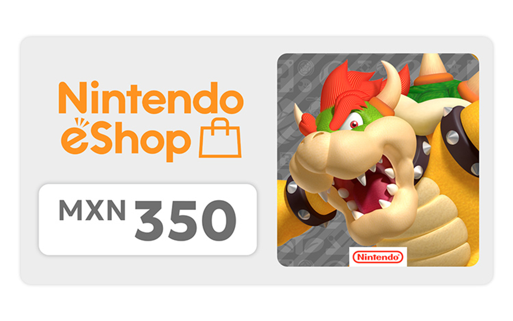 Карта оплаты Nintendo eShop 350 MXN Mexico [Цифровая версия]