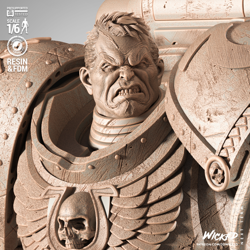 Капитан Ультрамаринов Титус Фигурка Captain of the Ultramarines Titus Warhammer 40,000: Space Marine
