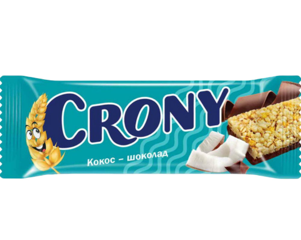Батончик-мюсли Crony Кокос и Шоколад 50гр
