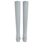 MM6 Maison Margiela Anatomic Over the knee Boots 7cm Women"s Blue