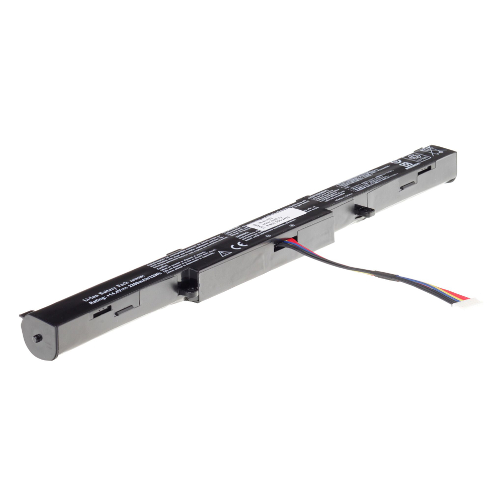 Аккумулятор iBatt 2200mAh для ноутбука Asus N552VX, ROG GL752VW (A41N1501)