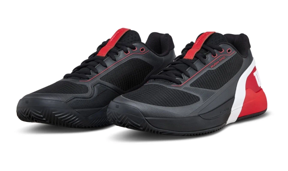 Теннисные кроссовки Wilson Rush Pro 5 Clay - black/infrared/white