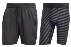 Мужские теннисные шорты Adidas 2n1 Short Pro - black