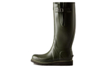 HUNTER Thermal Waterproof Abrasion Resistant Cushioning Rain Boots Men"s Dark Green
