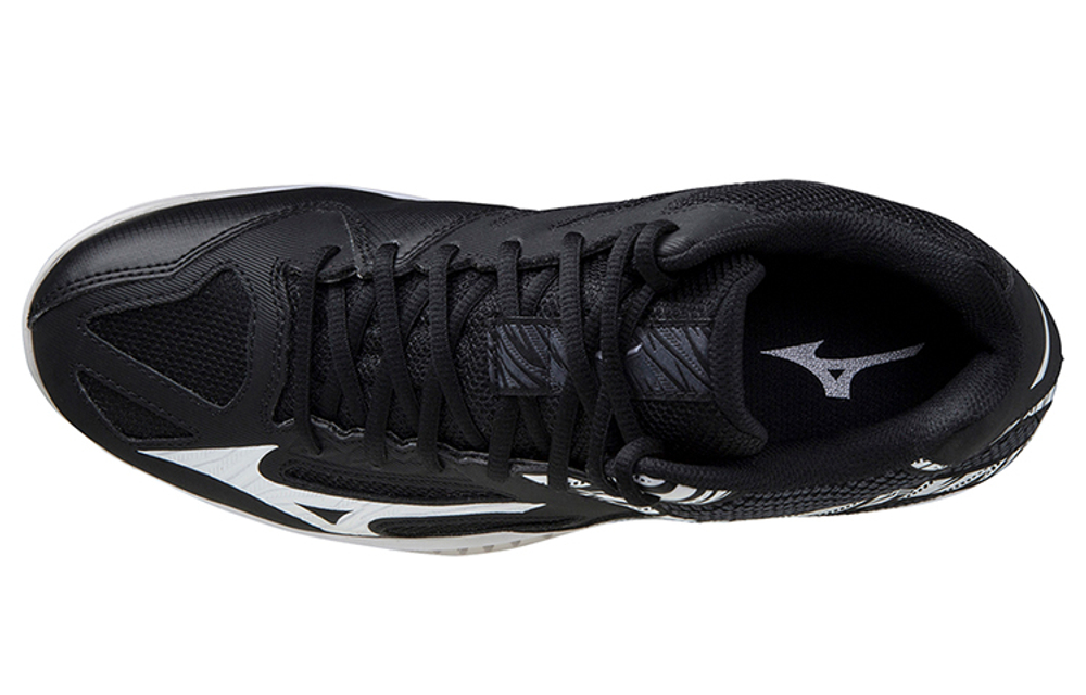 Mizuno Volleyball Shoes Unisex Mid top Black/White