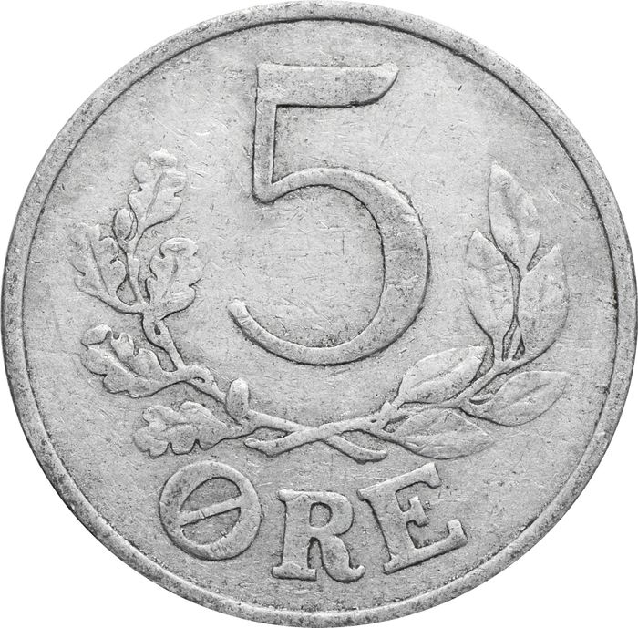 5 эре 1941 Дания