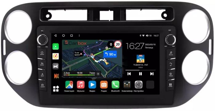 Магнитола для Volkswagen Tiguan 2011-2017 - Canbox 9-1042 Android 10, Быстрая, CarPlay, 4G SIM-слот
