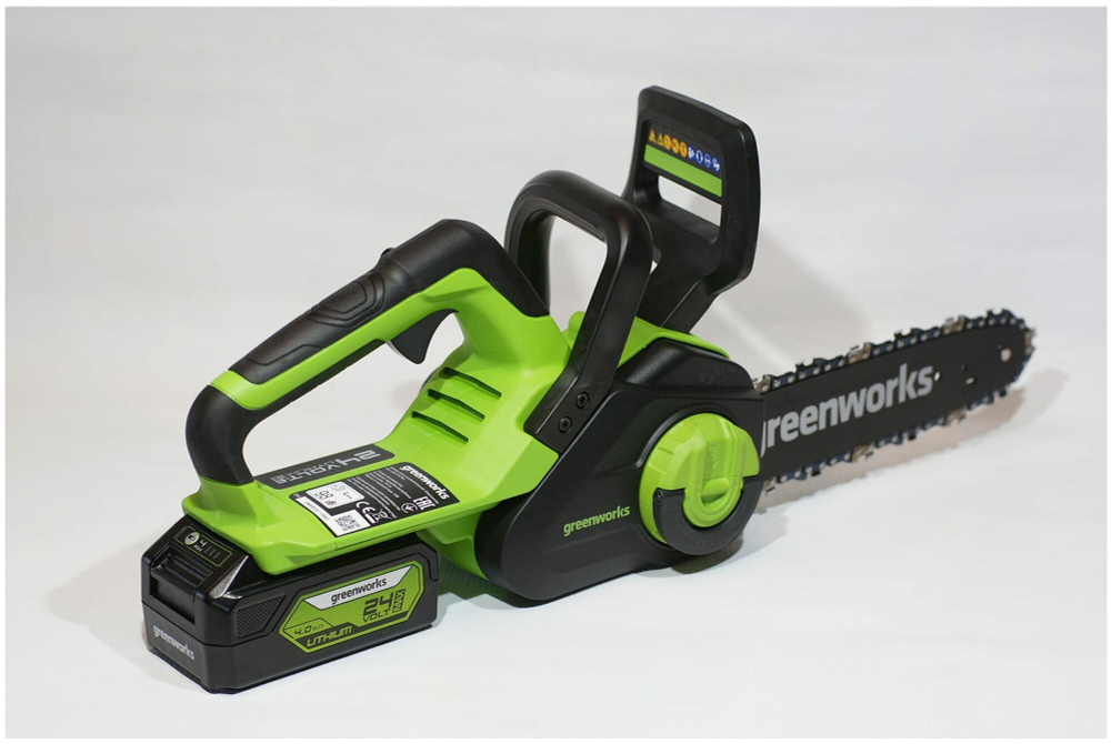Пила цепная аккумуляторная GREENWORKS 24 V с акб и з/у 2007707UB