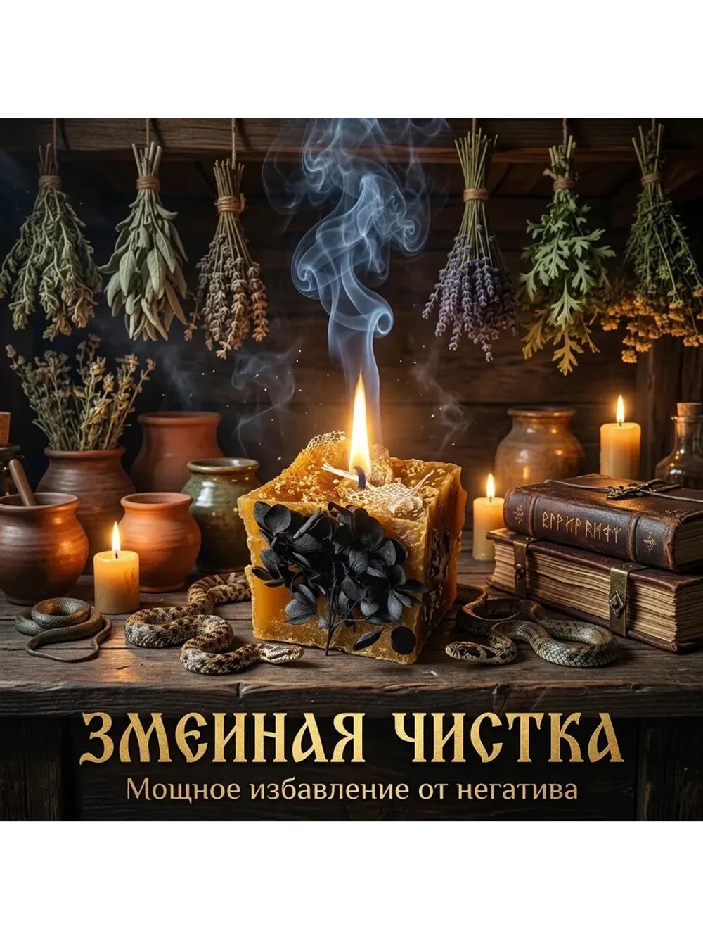 Свеча Программная Змеиная Чистка