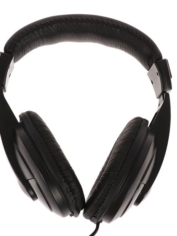Наушники Ritmix RH-524, полноразмерные, 99 дБ, 32 Ом, 3.5 мм, 2 м, черные