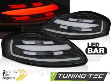 Фонари задние LED BAR BLACK SEQ для PORSCHE BOXSTER 986 96-04