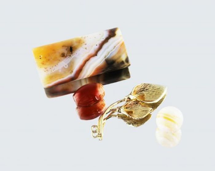 Серьги из Сердолика