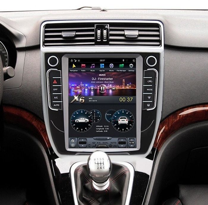 Магнитола для Haval H6 2014-2022 - Kuberg ZF-1027-DSP вертикальный экран 10.4" в стиле "Тесла" на Android 9