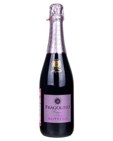 Напиток Bottega Винный Газированный Красный Сладкий Фраголино Россо Пати Слуманте Каса Боттега 10%, 0,75 л, Италия
