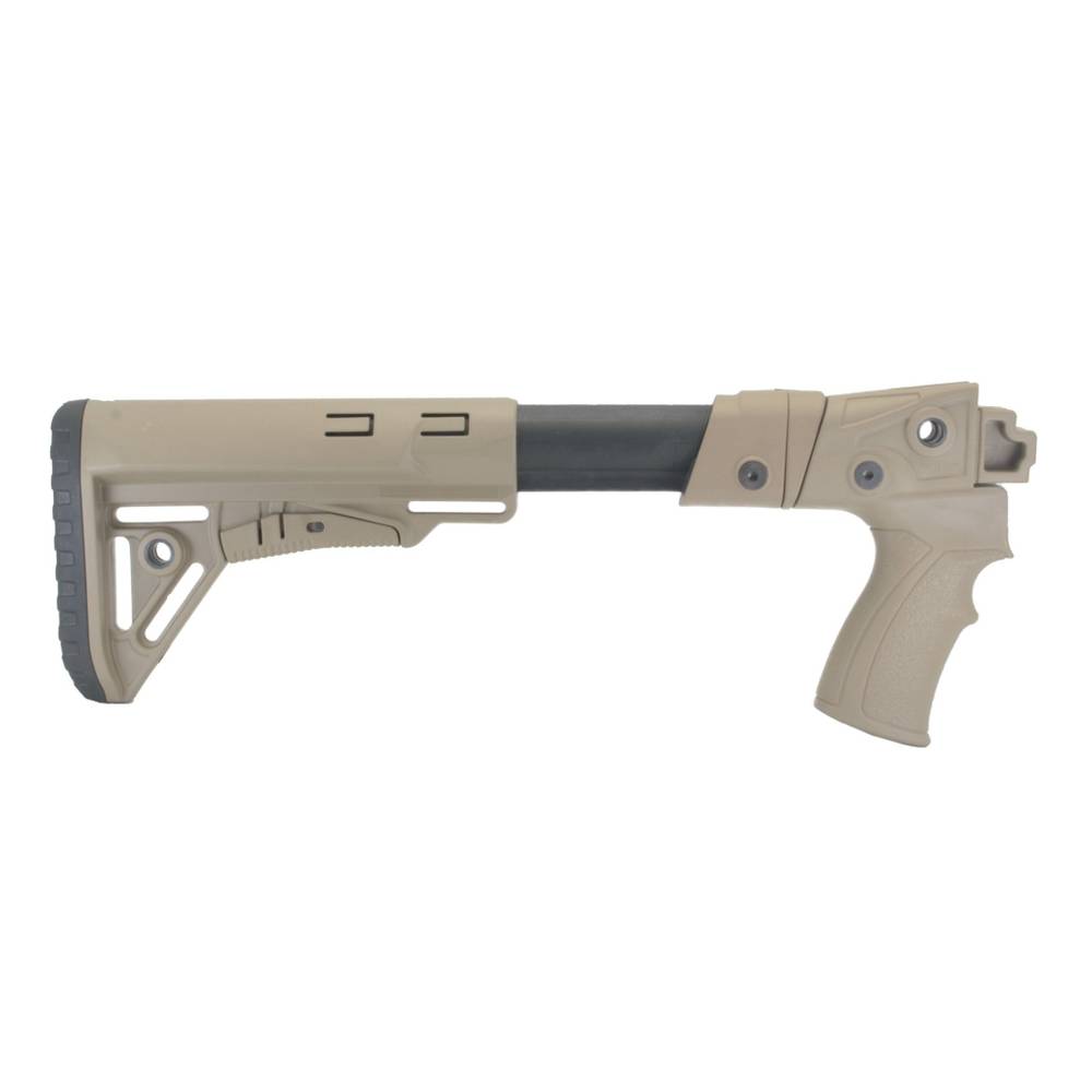 Складной приклад на Сайгу 410, DLG Tactical. Черный