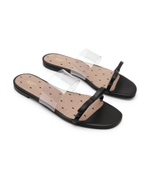 Кожаные шлепанцы Red Valentino - черный(2Q2S0D93SIA)