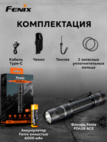 Фонарь Fenix тактический PD32R коричневый 1400 люмен