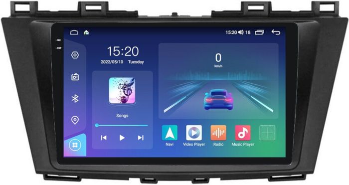 Магнитола для Mazda 5 2010-2015 - Parafar PF164RN2K на Android 13, Быстрая, QLED+2K, CarPlay, 4G SIM-слот